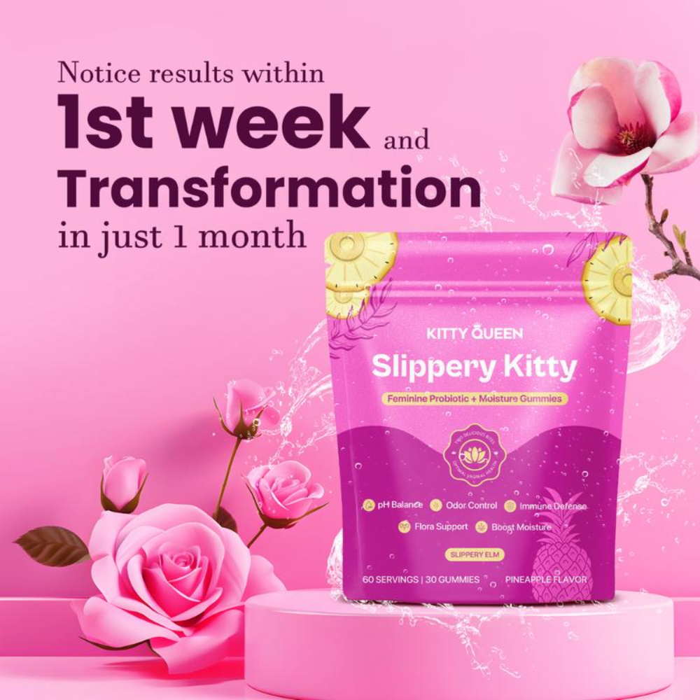 Slippery Kitty - Feminine Probiotic + Moisture Gummies
