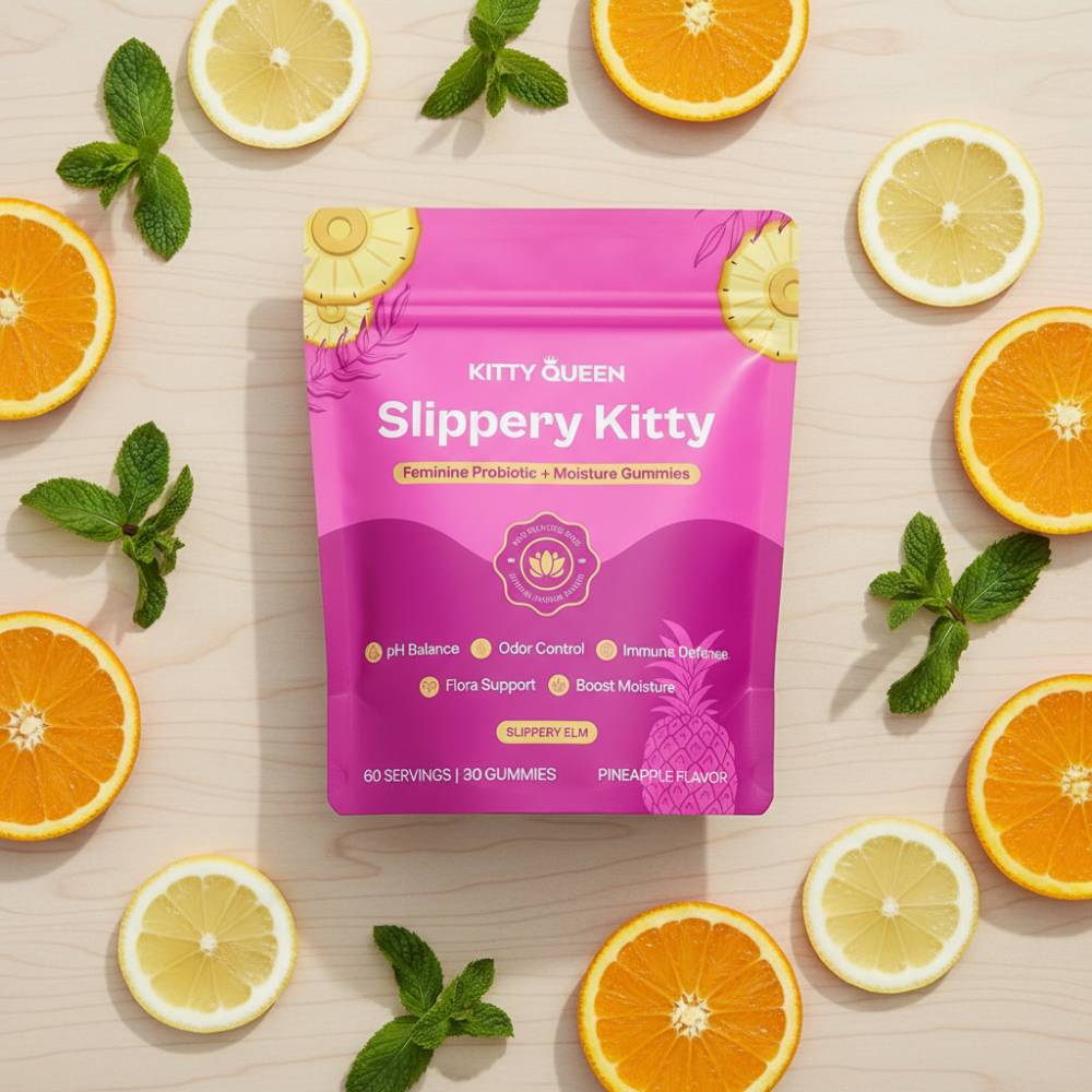 Slippery Kitty - Feminine Probiotic + Moisture Gummies
