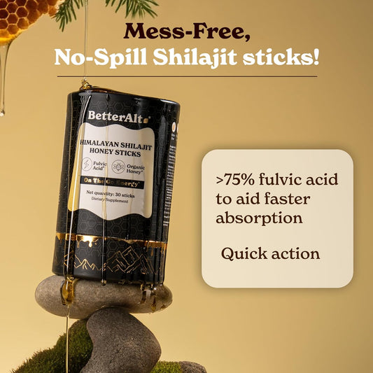 Barras de Shilajit del Himalaya BetterAlt™