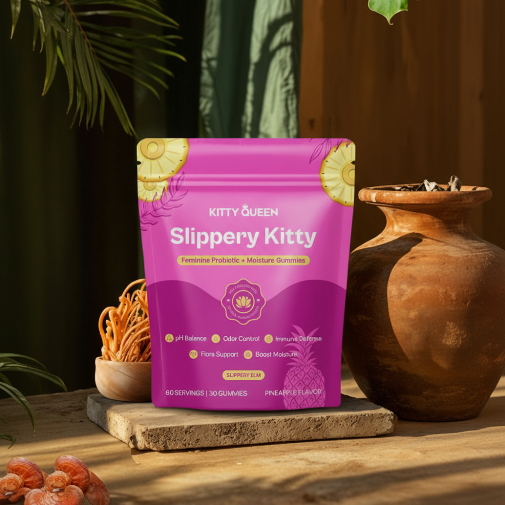 Slippery Kitty - Feminine Probiotic + Moisture Gummies
