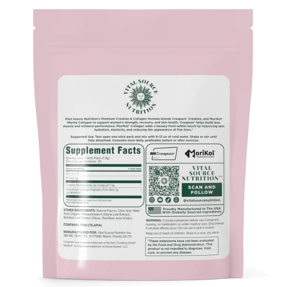 Creatine & Collagen Stick Packs