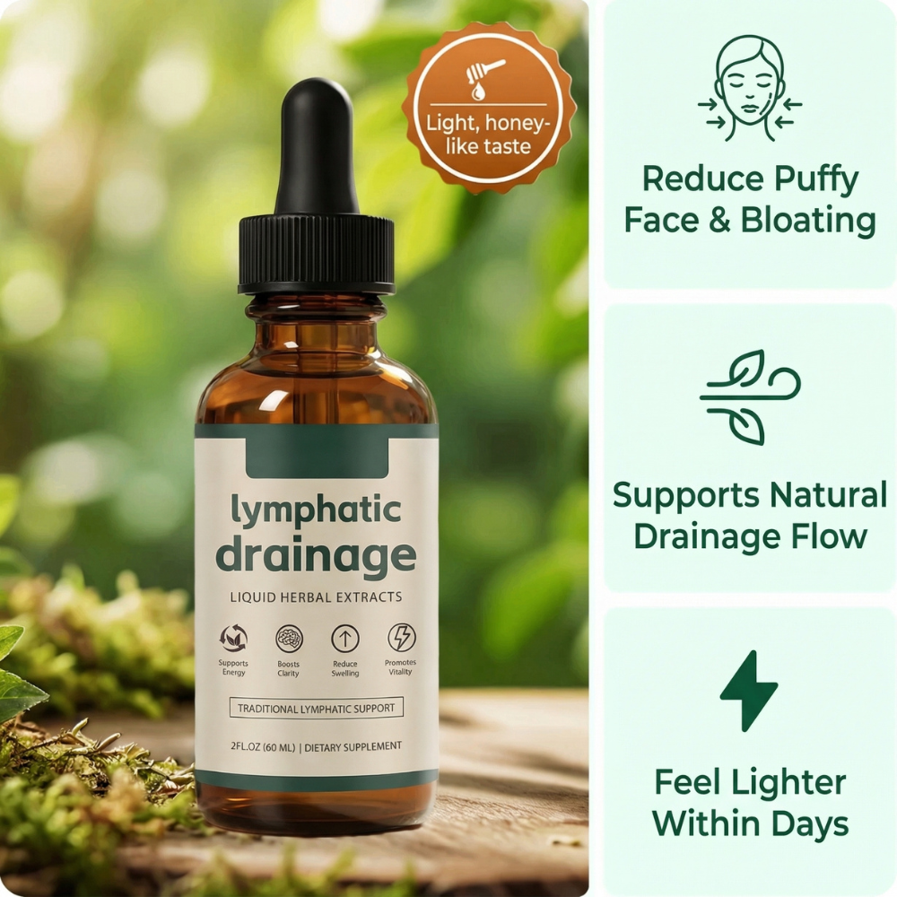 Lymphatic Reset Complex Drops – Feel Lighter & Less Swollen in 16 Days or Less