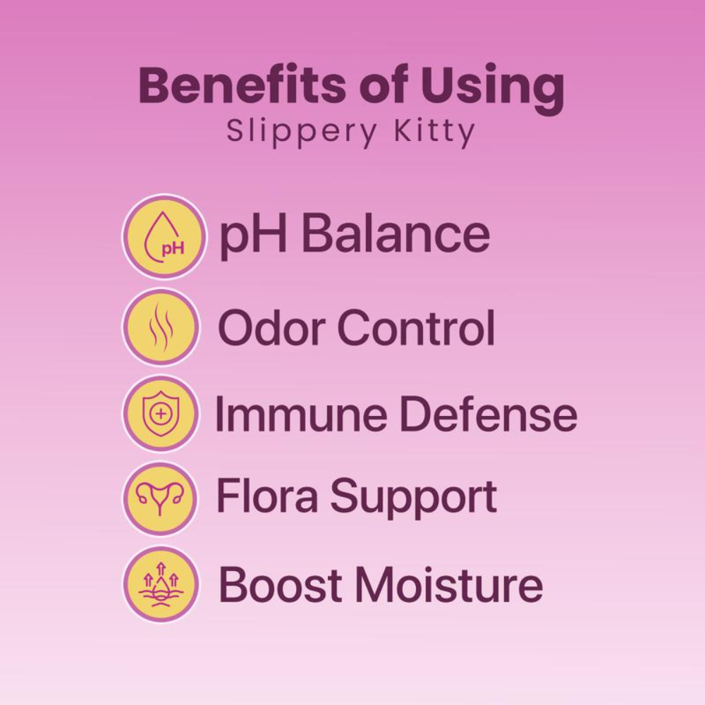 Slippery Kitty - Feminine Probiotic + Moisture Gummies