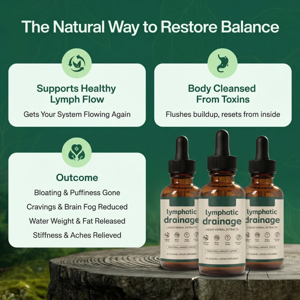 Lymphatic Reset Complex Drops – Feel Lighter & Less Swollen in 16 Days or Less