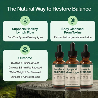 Lymphatic Reset Complex Drops – Feel Lighter & Less Swollen in 16 Days or Less