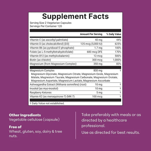 Wellisa™ - Magnesium Complex 20-in-1 for Women