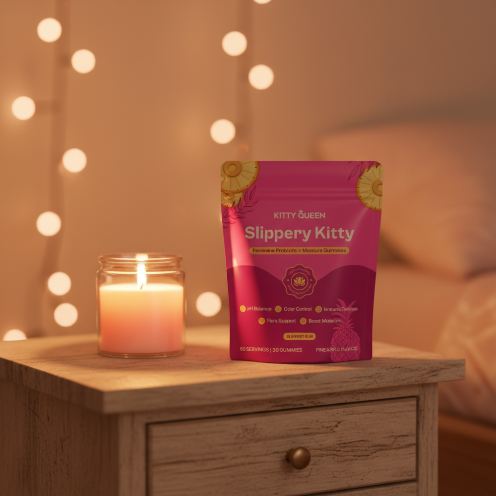 Slippery Kitty - Feminine Probiotic + Moisture Gummies