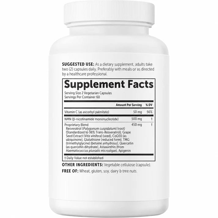 NMN Complex | 120 Veggie Capsules